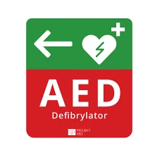 	
Tablica informacyjna AED kierunkowa (TK-W)