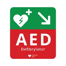 Tablica informacyjna AED kierunkowa (TK-SE)