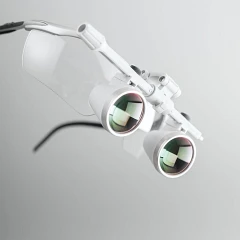 HEINE Lupa okularowa HR 2,5x/340 z system i-View do ramki S-Frame, część optyczna tylko, w walizeczce