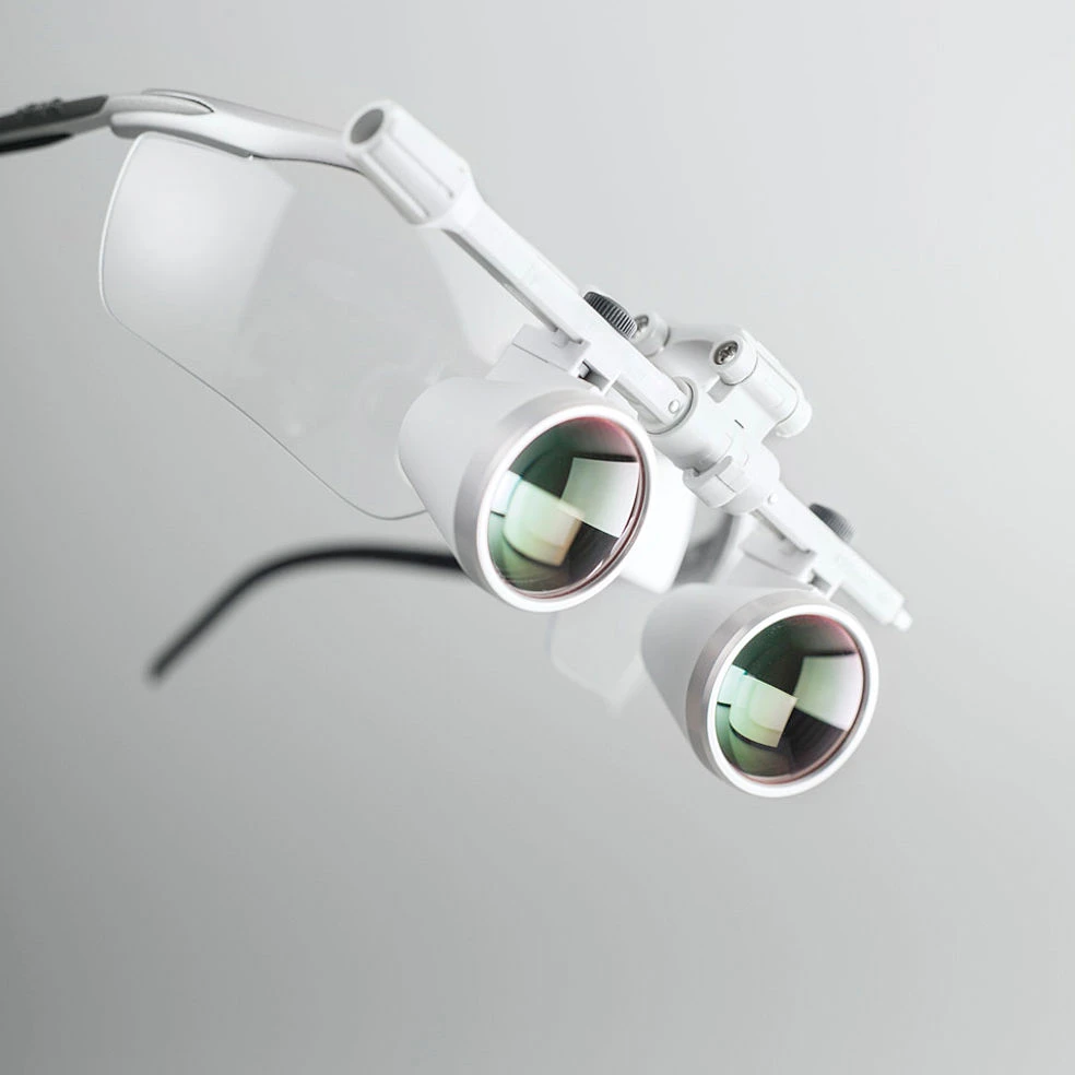 HEINE Lupa okularowa HR 2,5x/420 z system i-View do ramki S-Frame, część optyczna tylko, w walizeczce